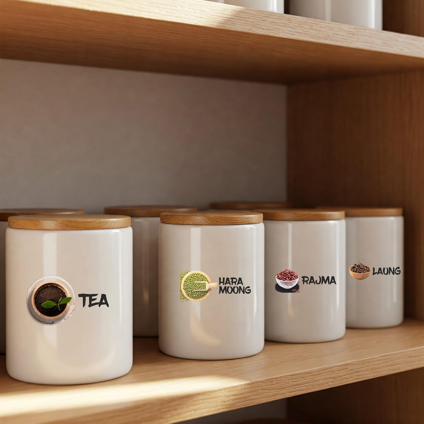 Premium 3D Spice Labels for Jars