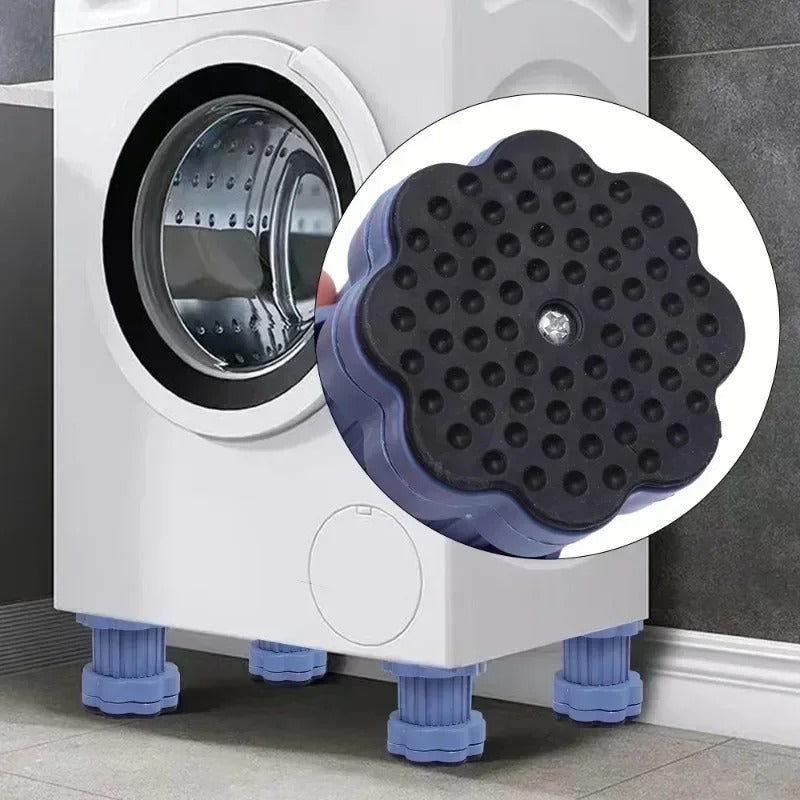 Adjustable Anti-Vibration Washing Machine Pads - Pack of 4