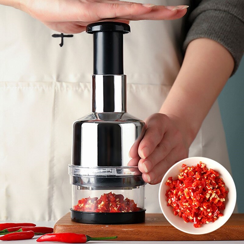 Premium Stainless Steel QuickPress Chopper