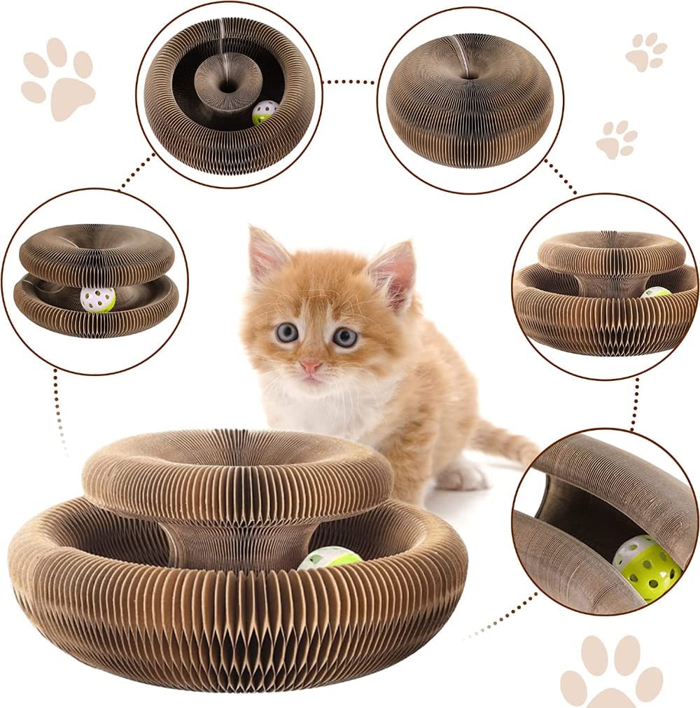 Interactive Cat Scratcher & Play Toy