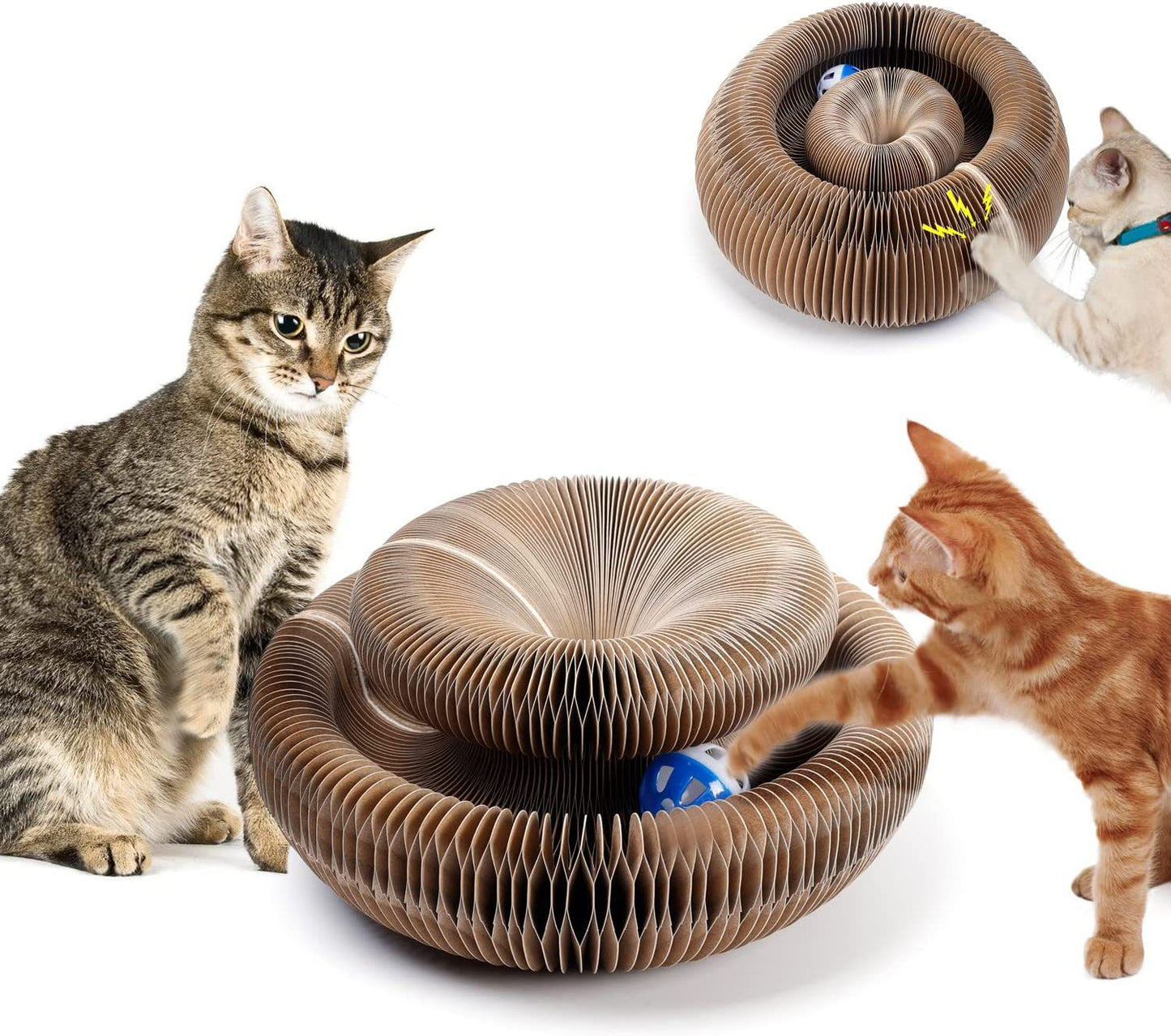 Interactive Cat Scratcher & Play Toy