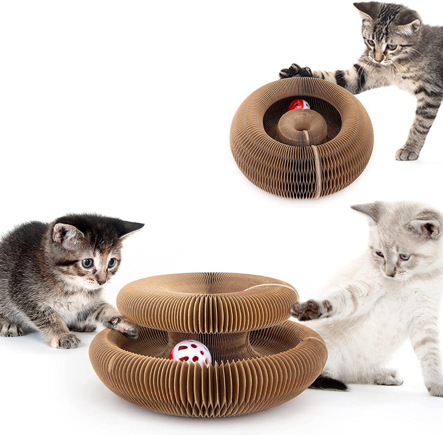 Interactive Cat Scratcher & Play Toy