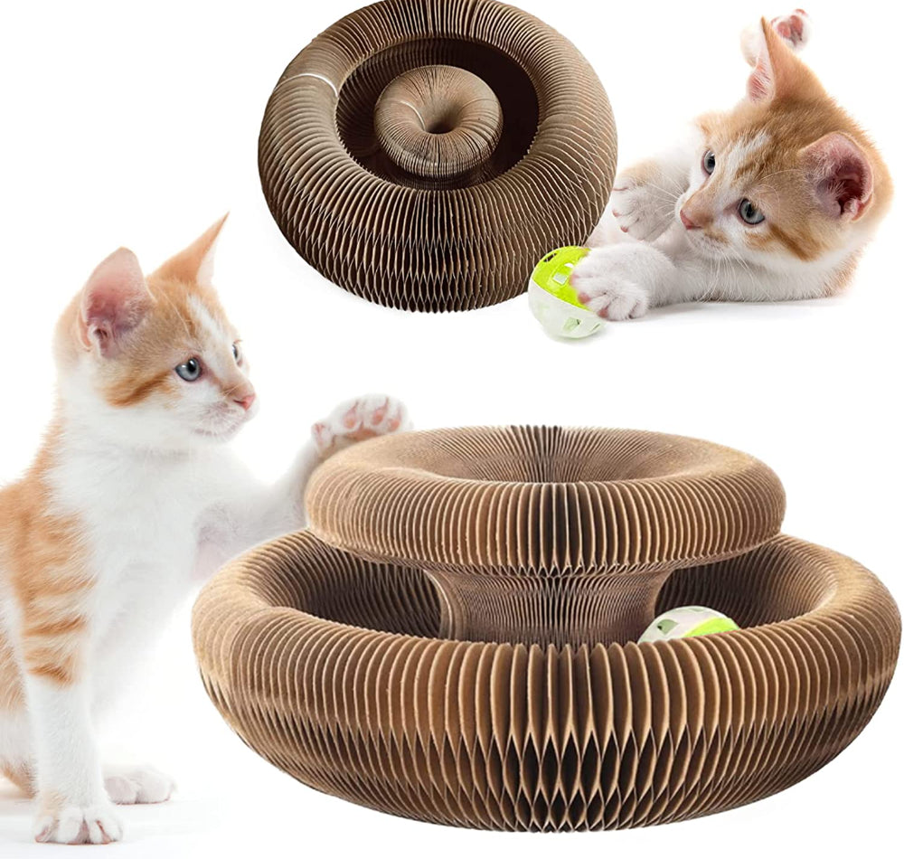 Interactive Cat Scratcher & Play Toy