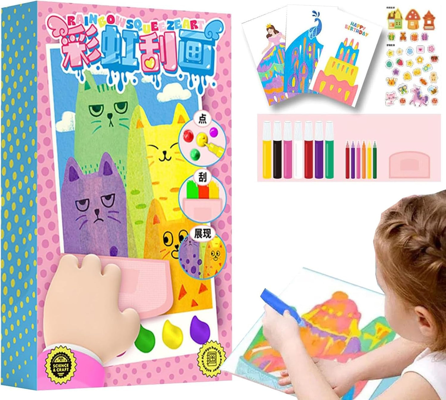 ColorFizz Rainbow Squeeze & Scratch Kit