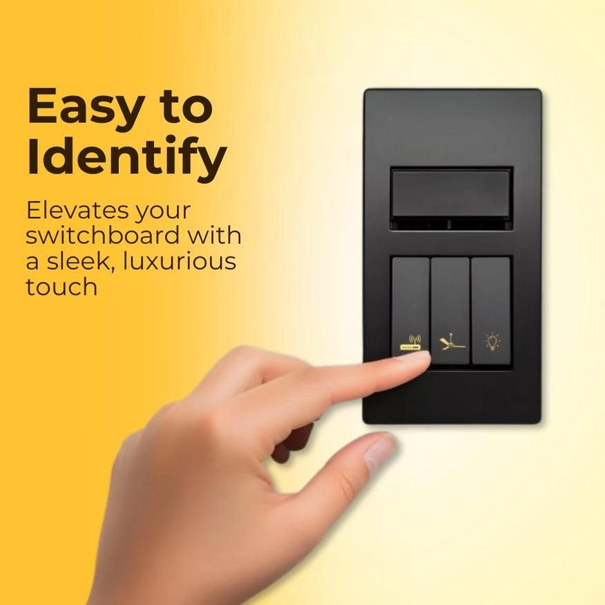 Switch Labels: Gold & Black Edition