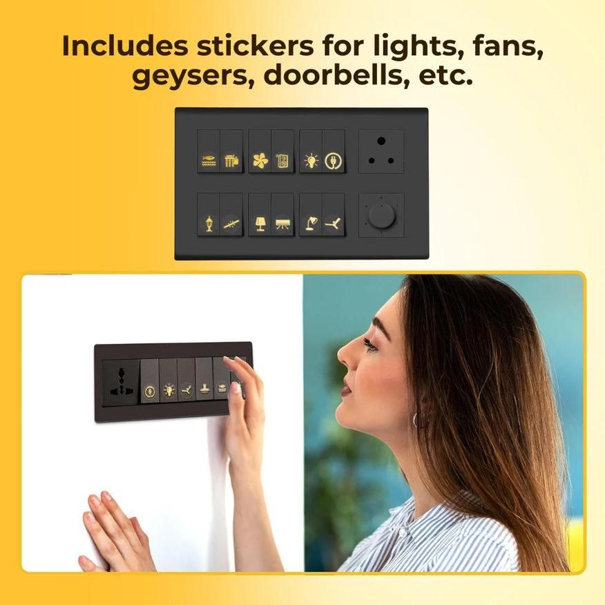 Switch Labels: Gold & Black Edition