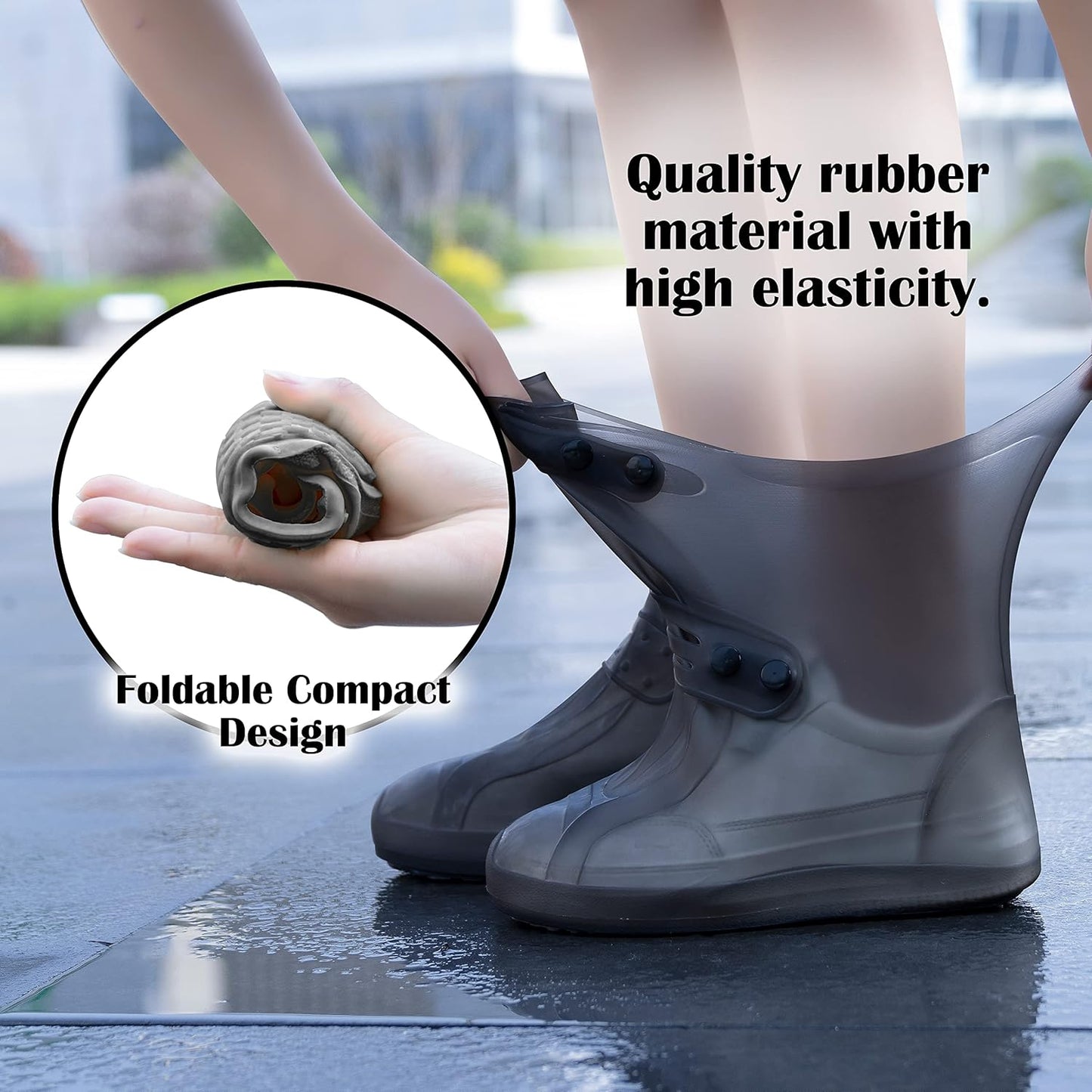 RainGuard: Unisex Waterproof Silicone Shoe Cover