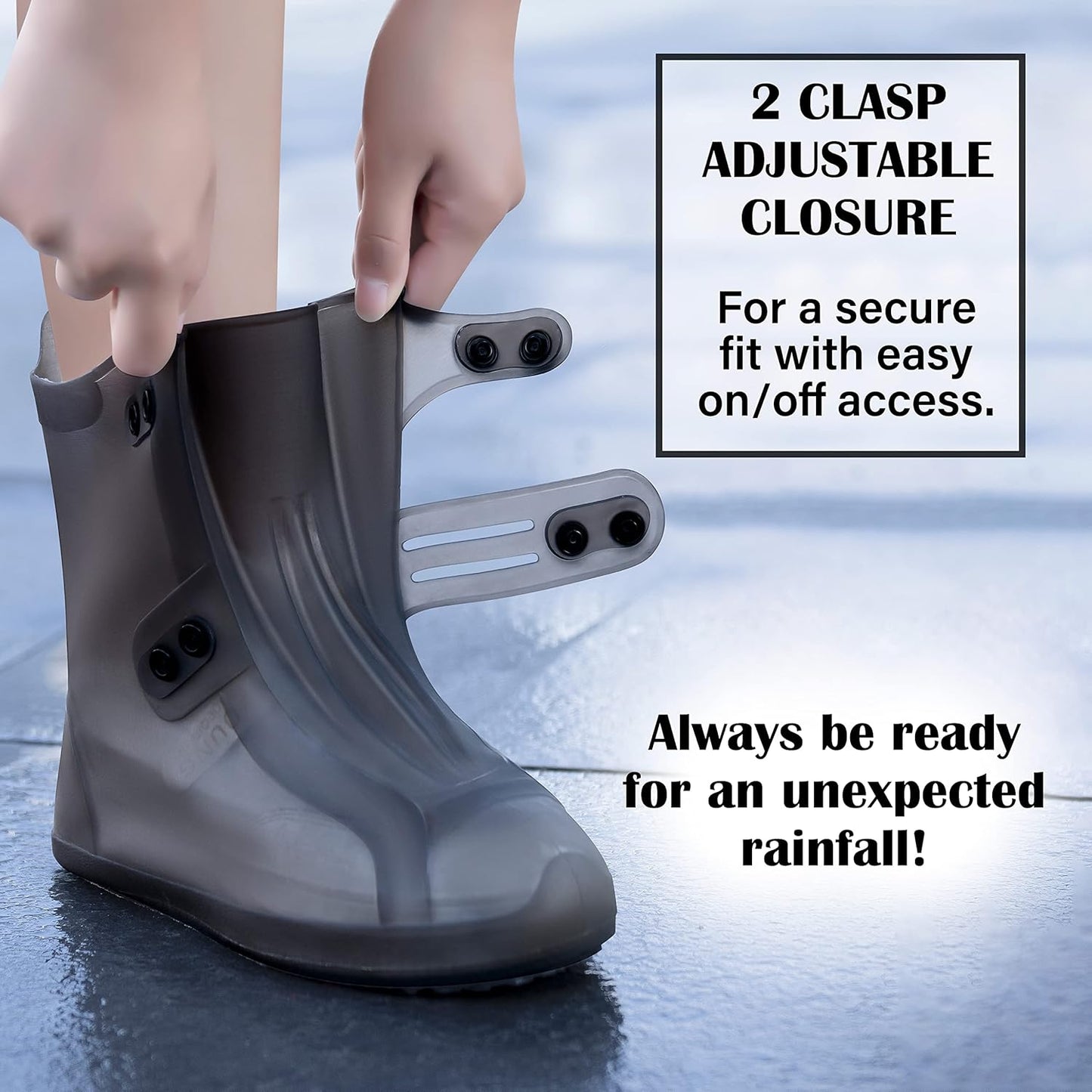 RainGuard: Unisex Waterproof Silicone Shoe Cover