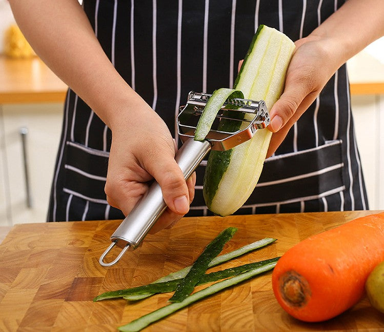 SwiftPeel Stainless Steel Fruit & Veggie Peeler & Grater