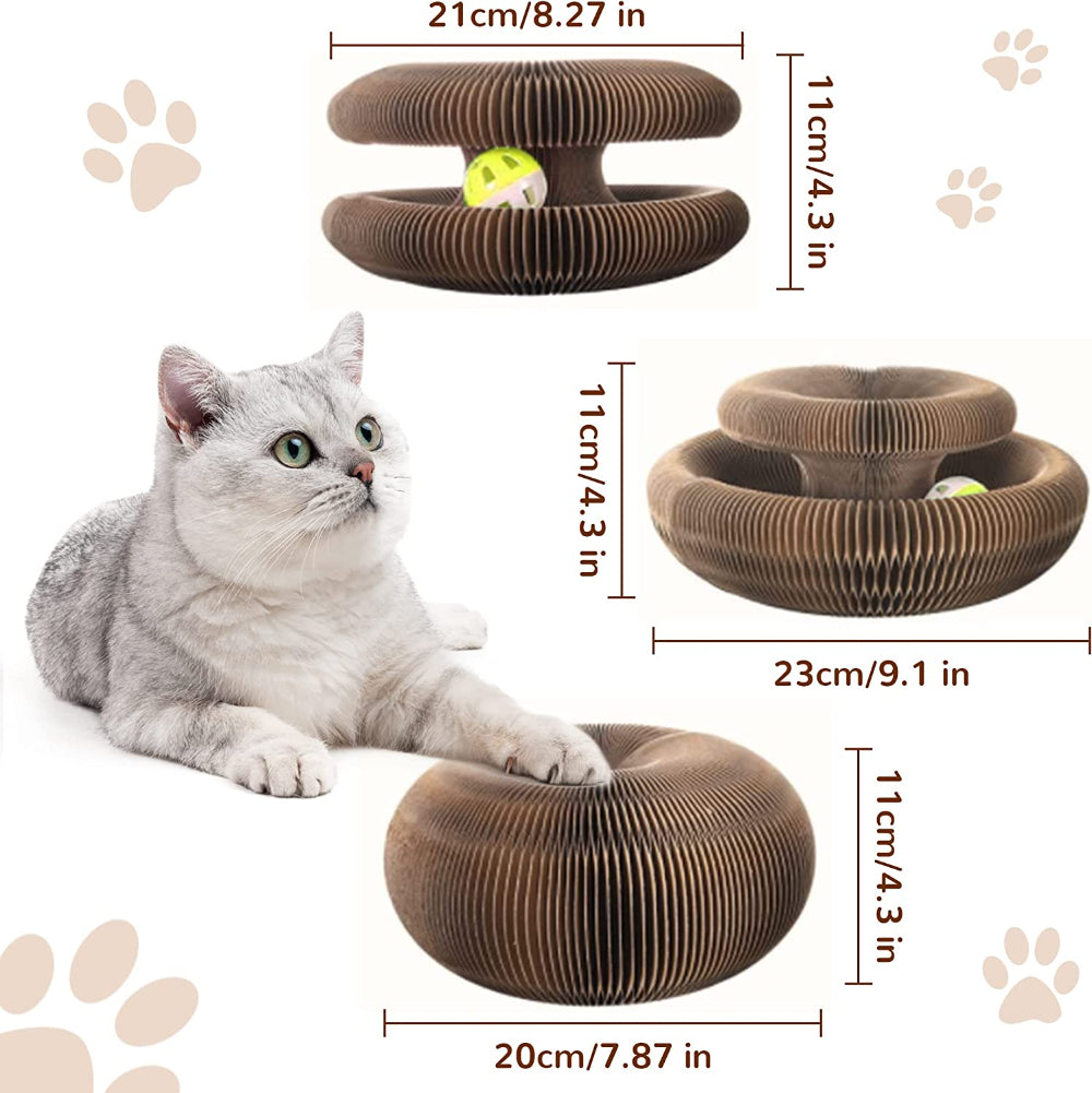 Interactive Cat Scratcher & Play Toy