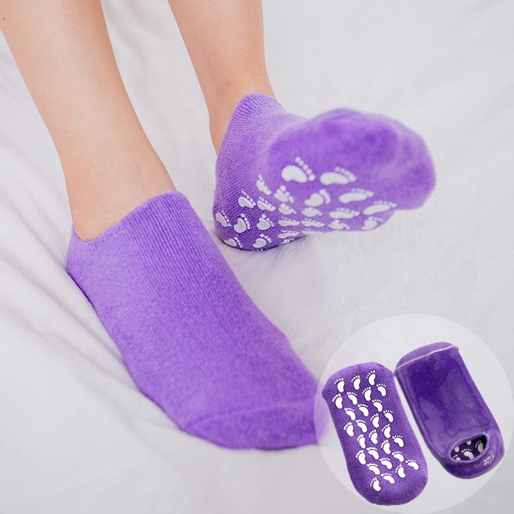 Silicone Gel Heel Moisturizing Socks for Men & Women