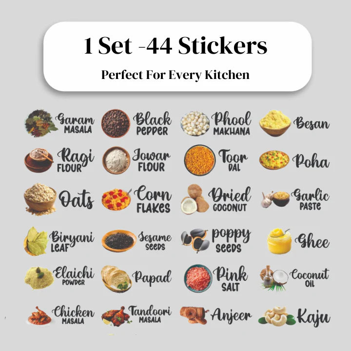 Premium 3D Spice Labels for Jars