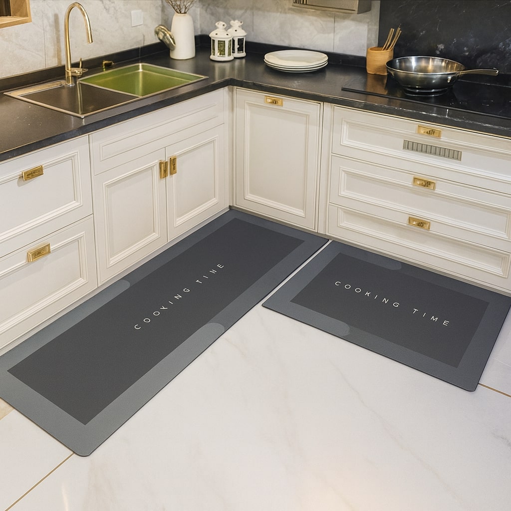 2 PCS Kitchen Floor Mat Set 🏡
