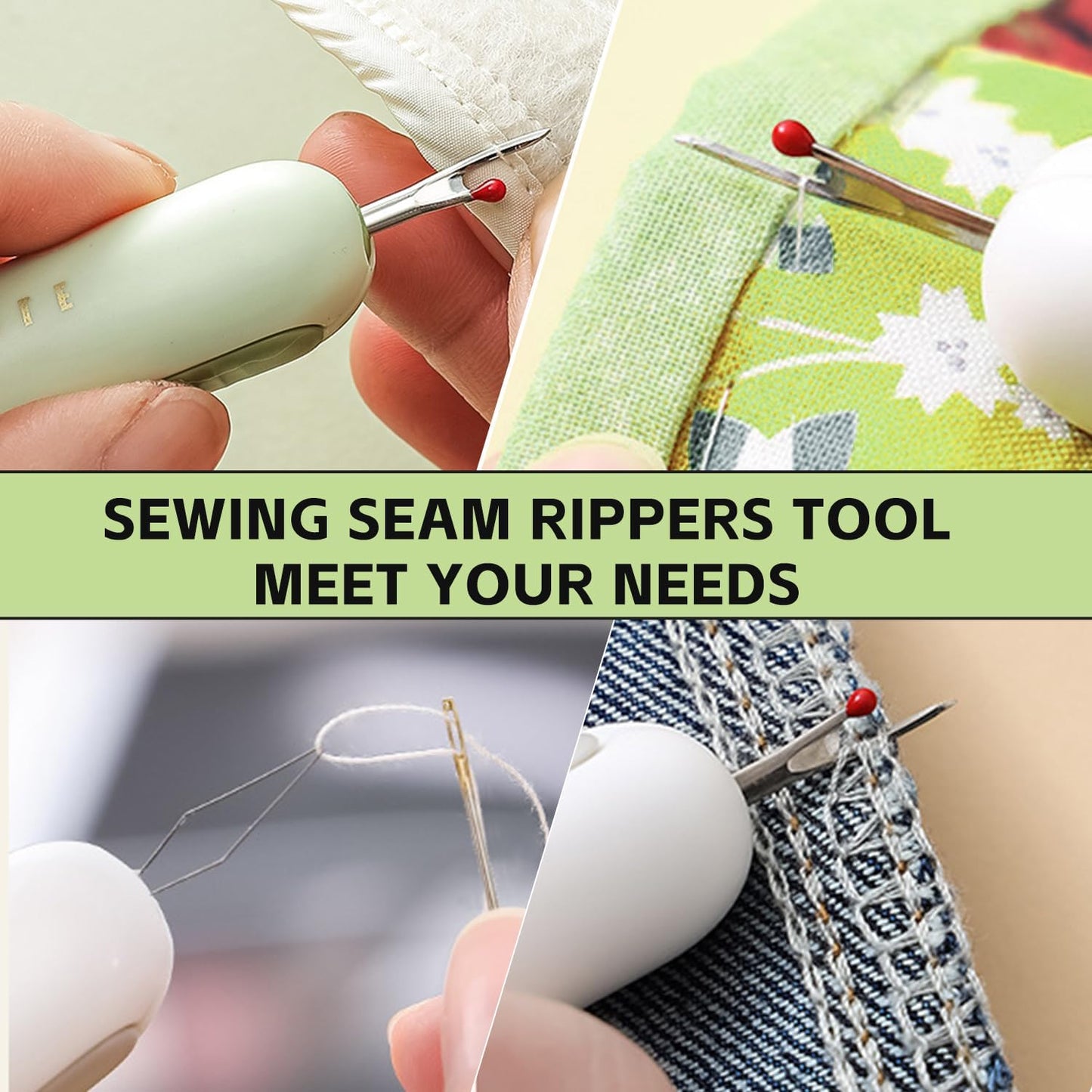 2-in-1 Needle Threader Seam Ripper