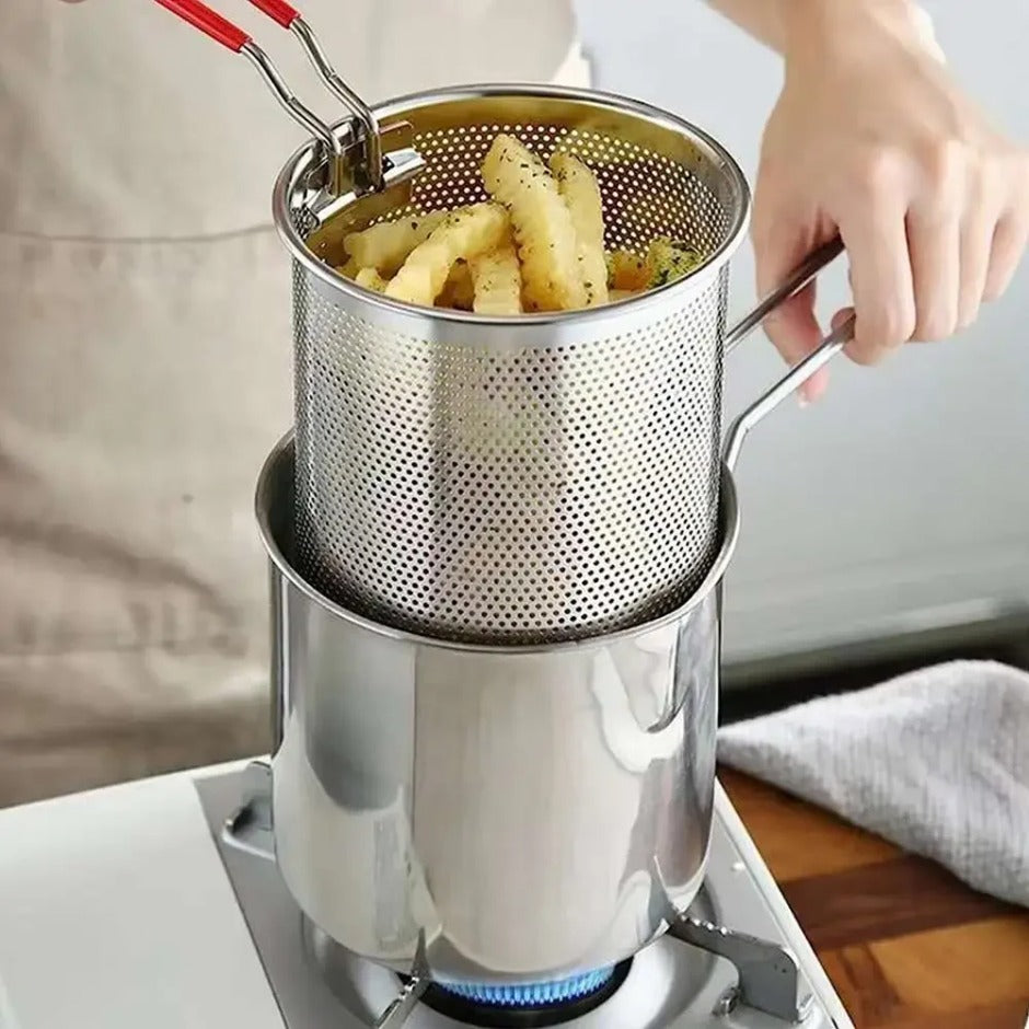 Stainless Steel Deep Fryer Pot