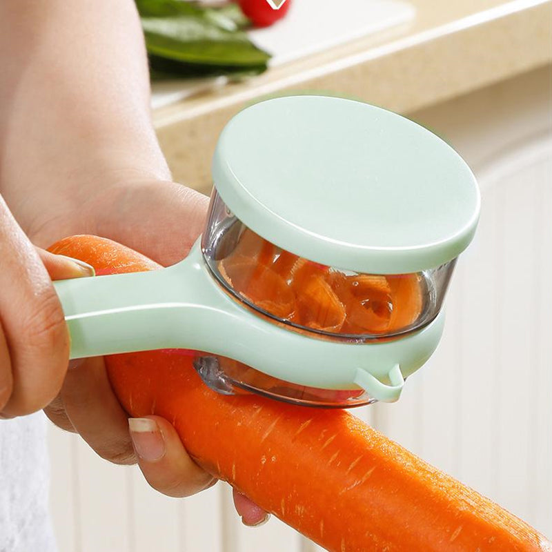 PeelMate Pro – Fruit & Veggie Peeler with Storage