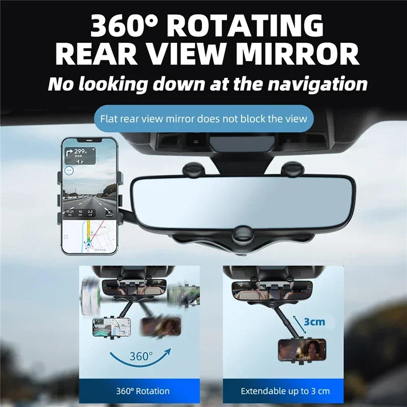 Mirror Mobile Phone Holder for Car