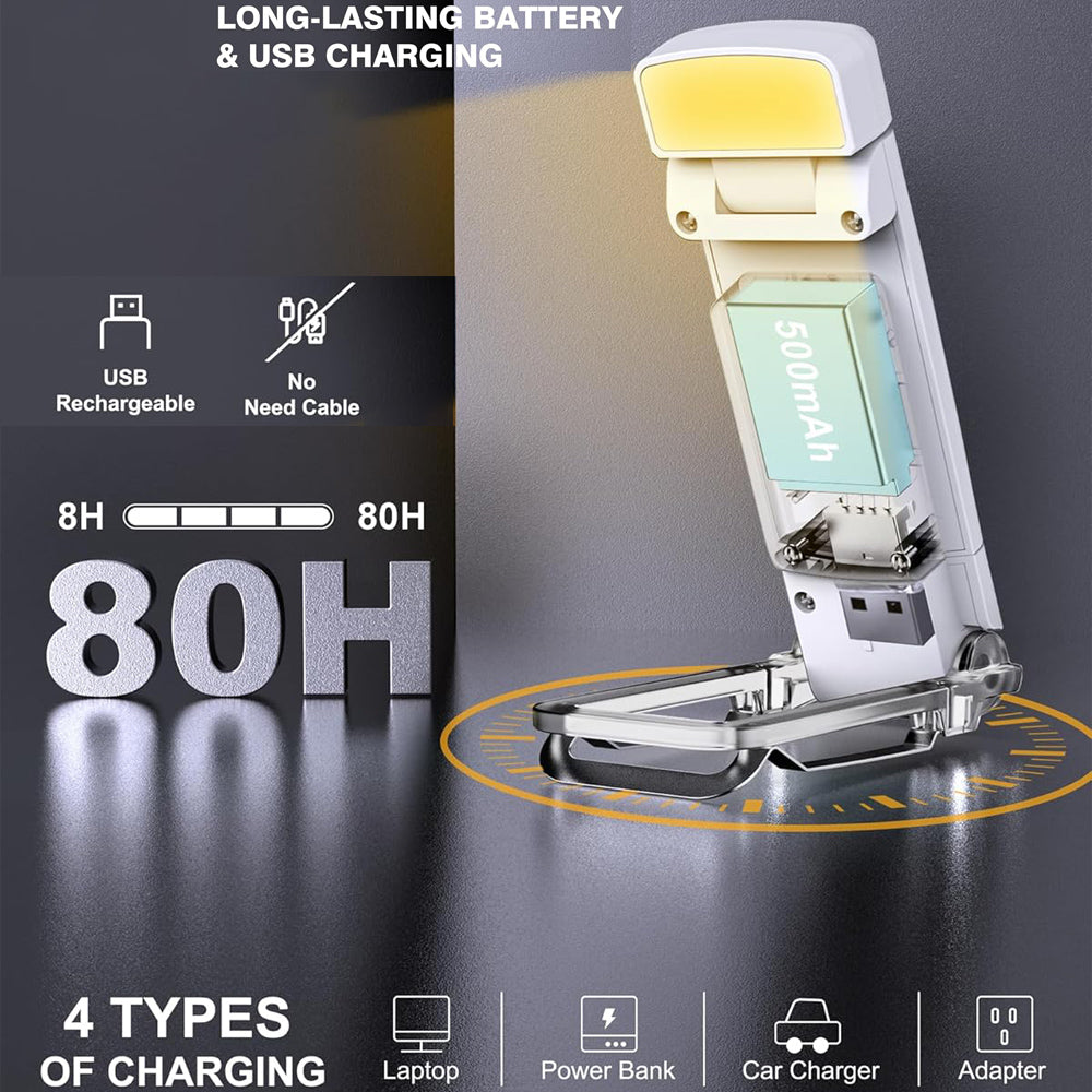 Book Reading Light USB Rechargeable
