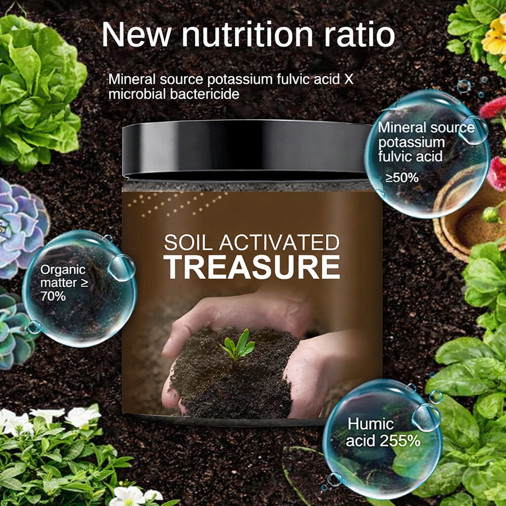 ActiveGrow Plant Booster – Soil Activated Treasure (BUY 1 GET 1 FREE)