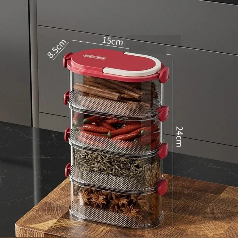 AeroSpice⢠Multi-Layer Storage Spice Rack (4 Layer)