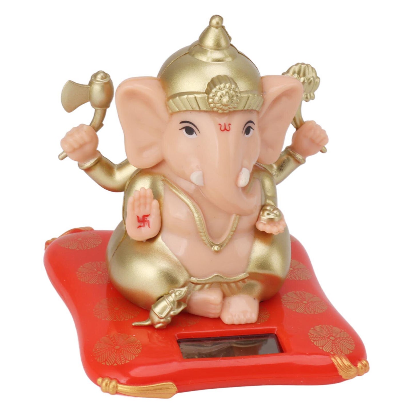 Solar Lord Ganesh Idol for Car, Office & Home