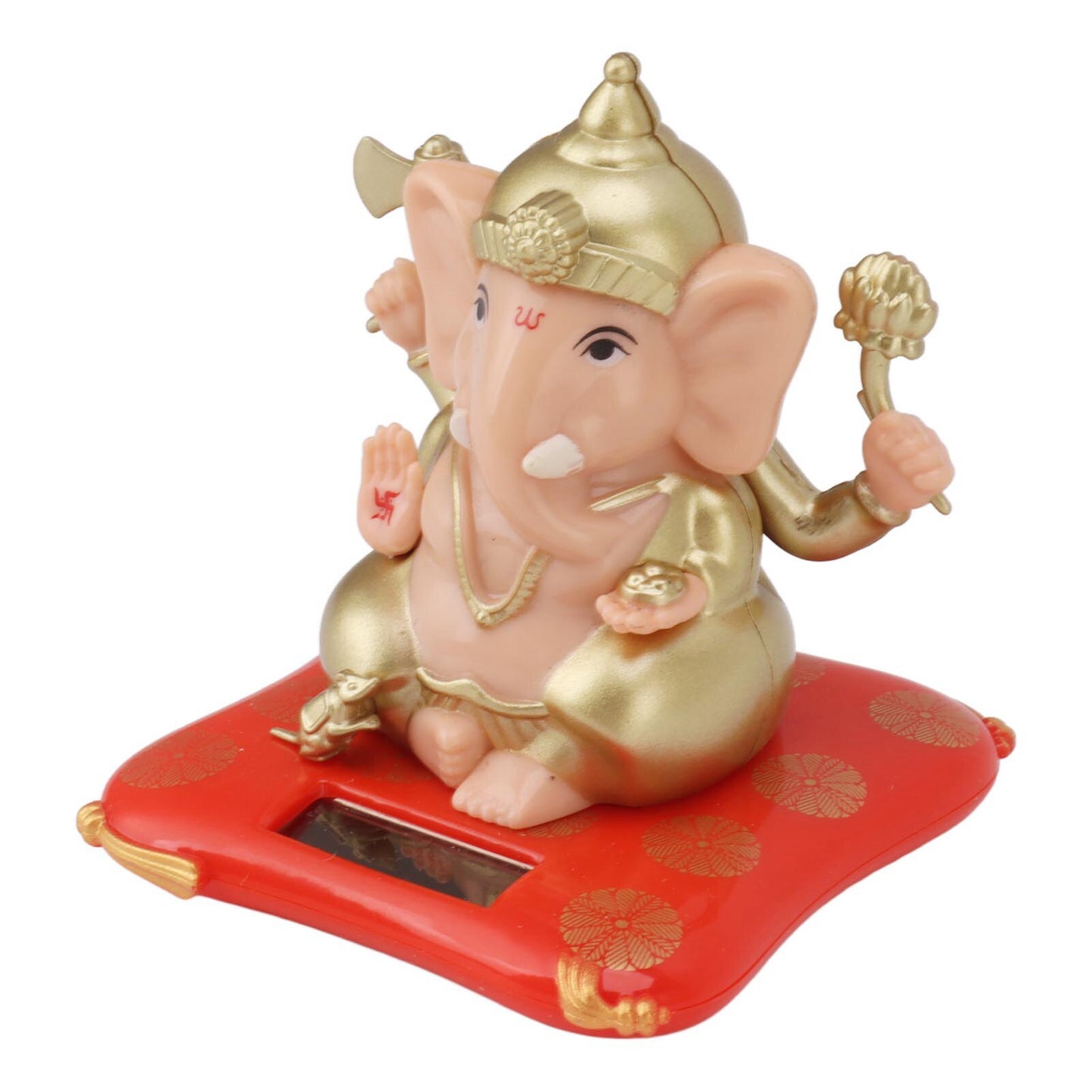 Solar Lord Ganesh Idol for Car, Office & Home
