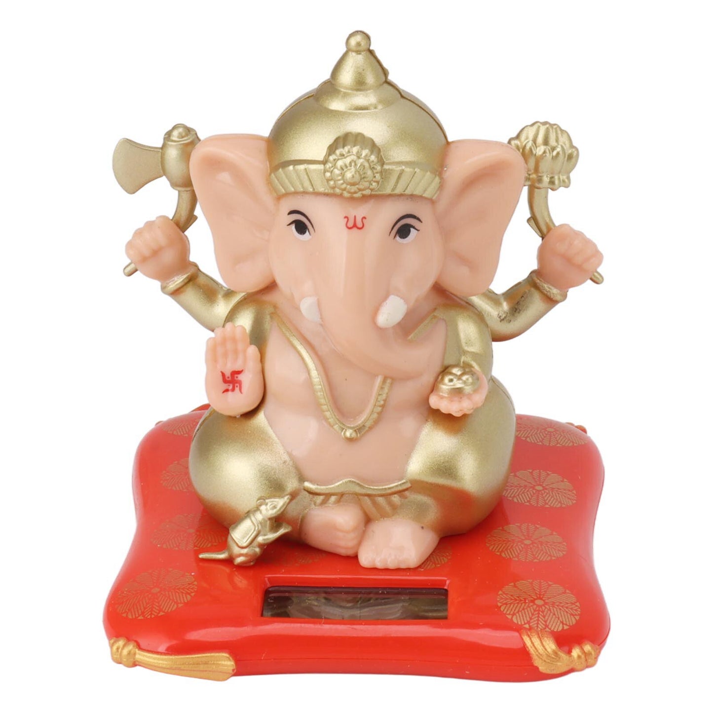 Solar Lord Ganesh Idol for Car, Office & Home