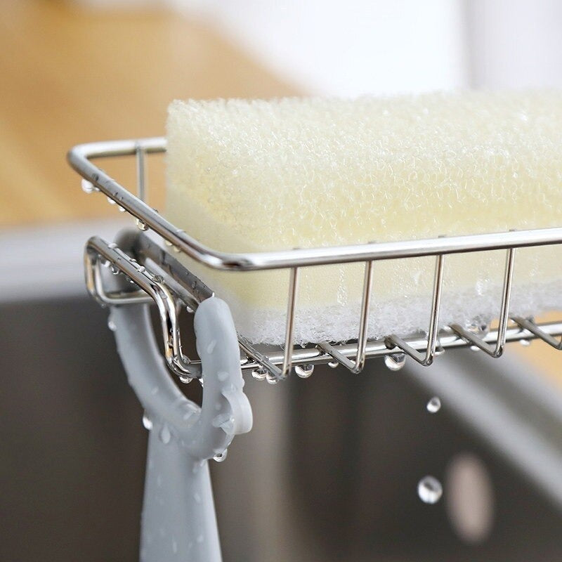 Stainless Steel Faucet Sponge Holder
