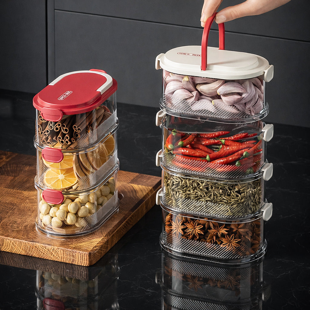 AeroSpice™  Multi-Layer Storage Spice Rack (4 Layer)
