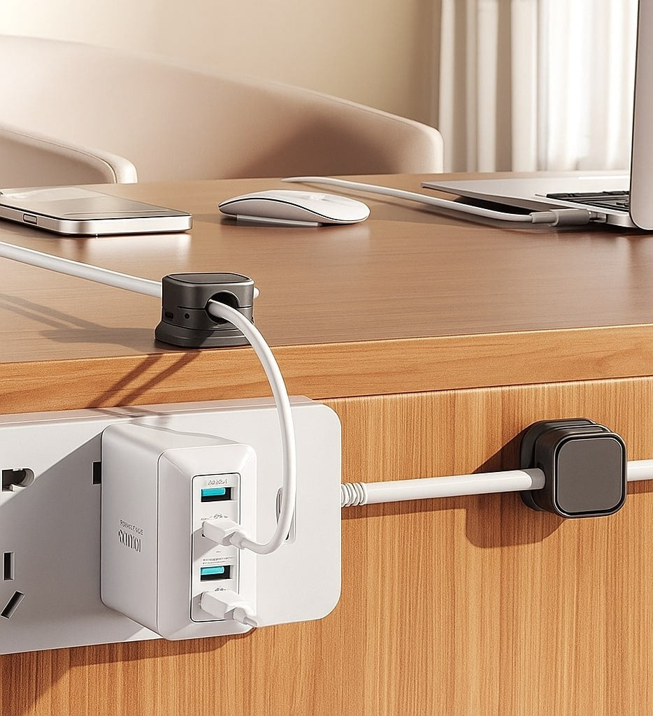 Magnetic Cable Clips Organizer ✨ (6 Pcs)