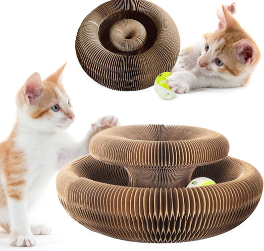 Interactive Cat Scratcher & Play Toy