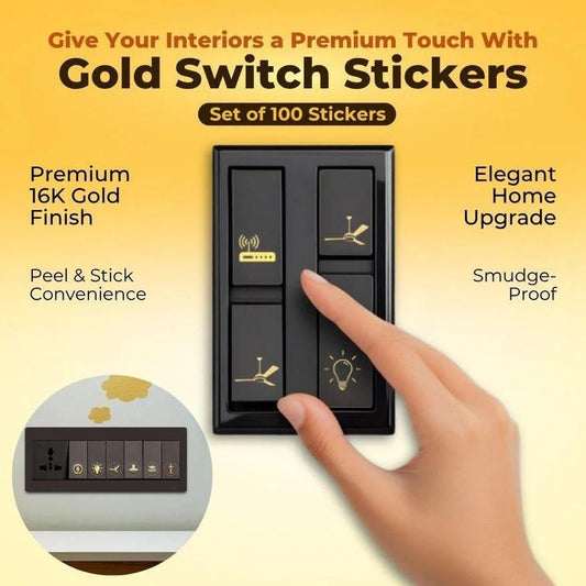 Switch Labels: Gold & Black Edition