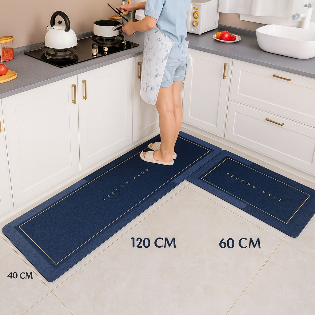 2 PCS Kitchen Floor Mat Set 🏡