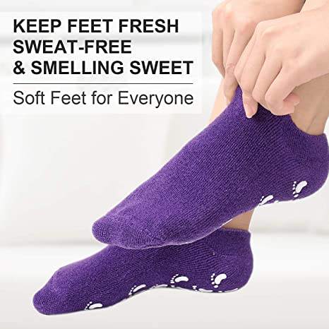 Silicone Gel Heel Moisturizing Socks for Men & Women