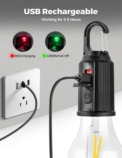 Charging Retro Light Bulb