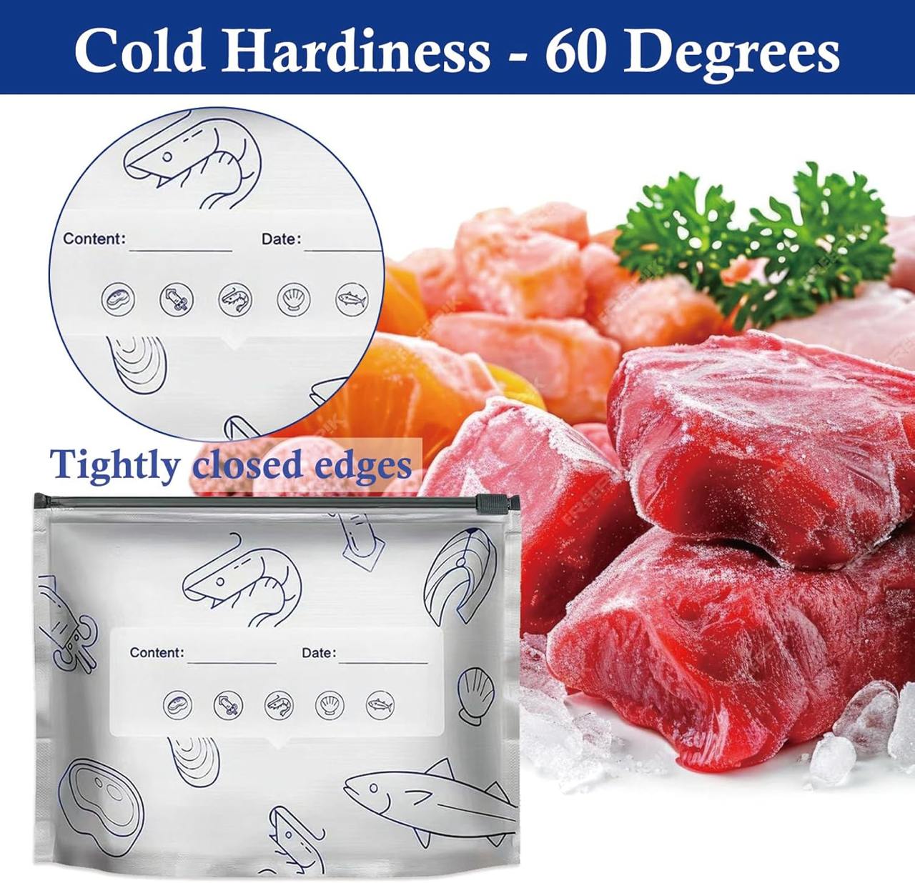 Aluminium Foil Zip Lock Reusable Bags🛍️