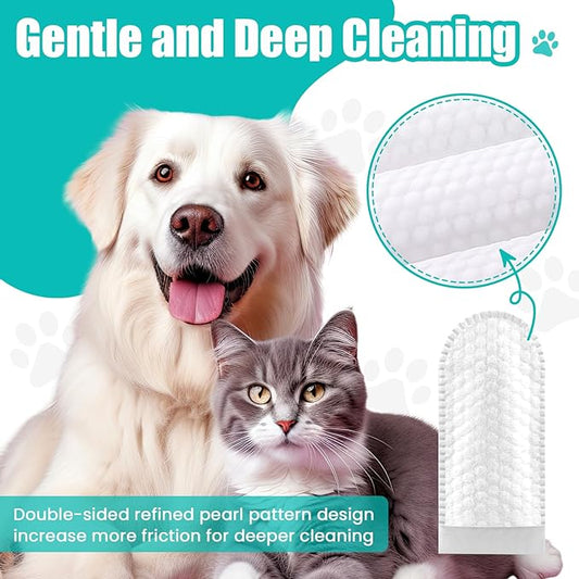 BreatheEZ™ Pet Dental Finger Wipes (50-Pack)