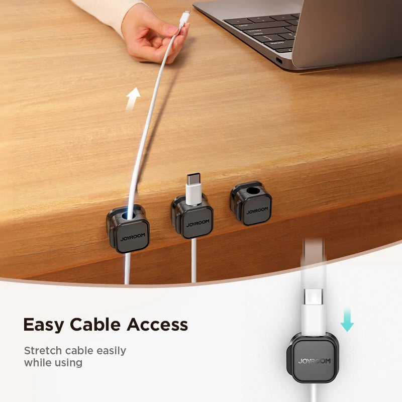 Magnetic Cable Clips Organizer ✨ (6 Pcs)