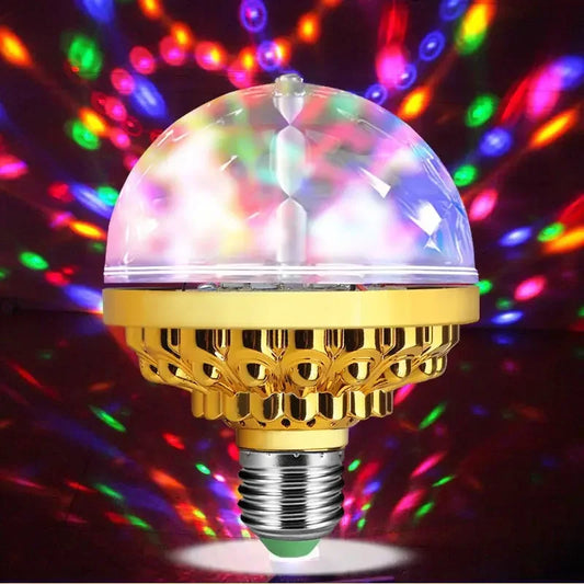 Rotating Magic Ball Light with Lamp Holder