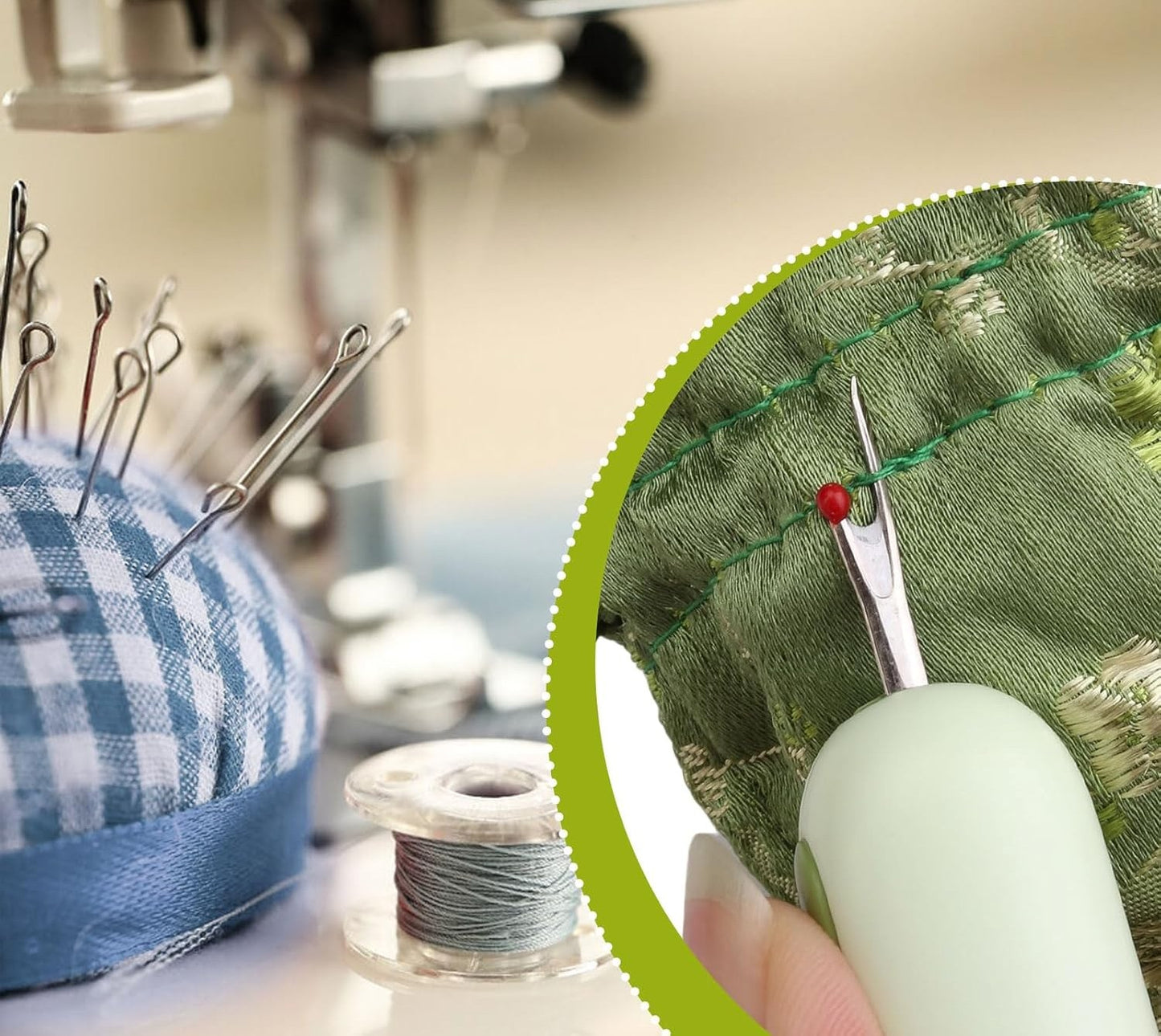 2-in-1 Needle Threader Seam Ripper