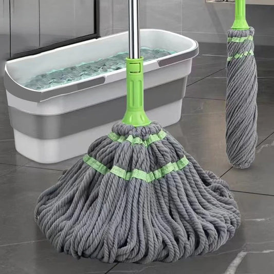 Self-Wringing Twist Mop for Floor Cleaning